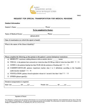 Request For Transportation Email | pdfFiller