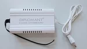 Navkar Systems (DP-08) Diplomat 8 Channel Power Supply for CCTV Cameras ...