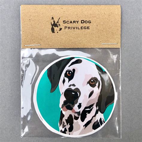 Canine Round Sticker Pack (scary Dog Privilege) - Etsy