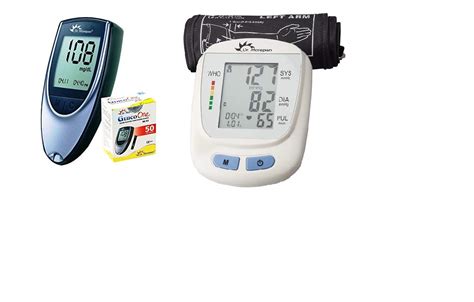 Dr. Morepen Combo BG03 Glucose with 50 Strips and Bp09 Monitor Check ...