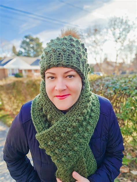 FAST CROCHET HAT AND SCARF SET - Free Pattern ⋆ lulostitchco.com