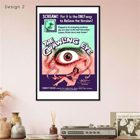 The Crawling Eye (1958) Movie Poster Print - Citiesbox