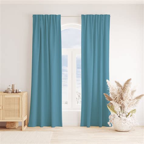 TEAL VIBE LUXE LINEN CURTAINS – Folk Fetish