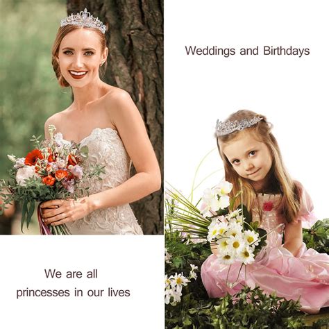 Buy VELSCRUN Birthday Tiaras for Girls Birthday Crown Sash Happy ...