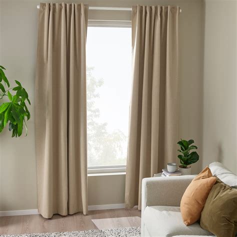 Buy Elegant & Stylish Beige Curtains Online for Home - IKEA