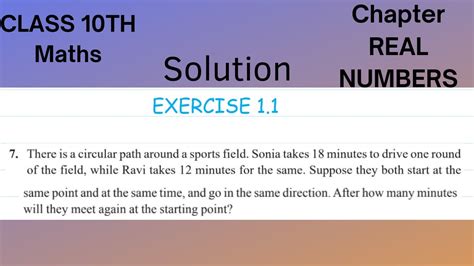 Image result for In 10 Class Maths Real Numbers Lesson Exercise 1.1