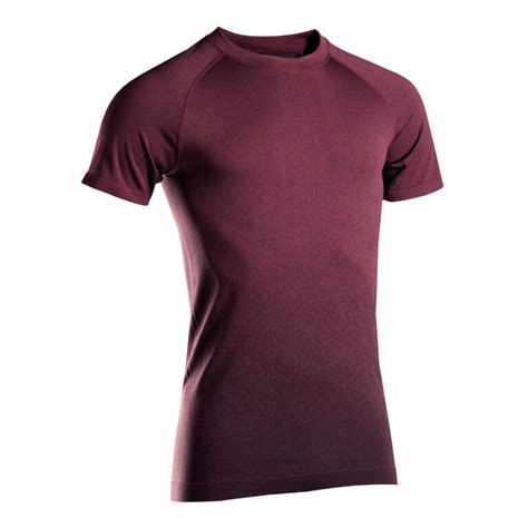 Dynamic Yoga T-Shirt - Burgundy | Yoga Clothes for Men | Decathlon
