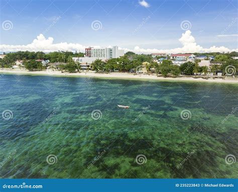 Numerous Hotels and Resorts Line Alona Beach in Panglao Island, Bohol ...