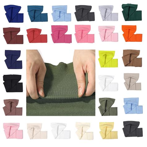 Knit Rib Elastane Waistbands Ribbing Strip, Neotrims Stretch 2 x 2 ...