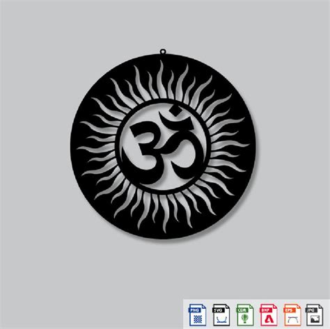 2D Modern Art OM wall art laser cutting – ArtElora