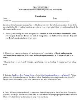 Image result for Paraphrasing Lesson Video