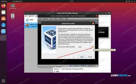 Image result for Ubuntu VM Create Virtual Optical Disk Storage