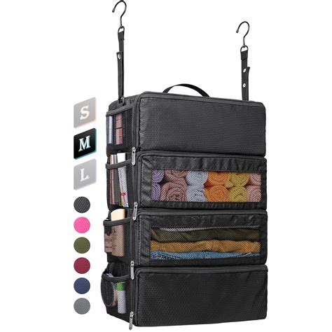 Vokelater Suitcase Organizer - Travel Luggage Organizer with Hanging ...