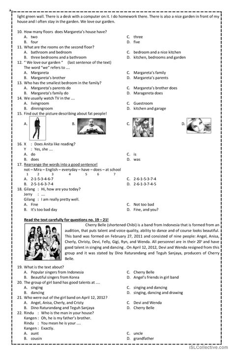 Image result for Reading Test ESL