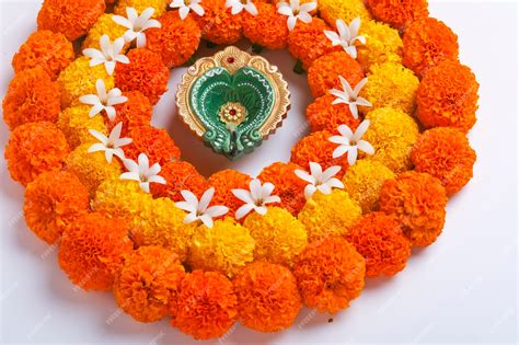 Diwali Flower Rangoli