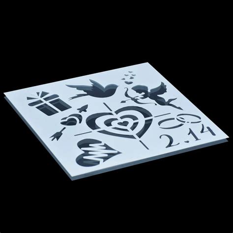 Jags Drawing Stencil Plastic 6x6 1Pcs 9 No JSP6X6-9 – Inkarto