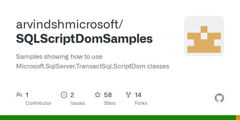 Image result for SQL Script Dom Example