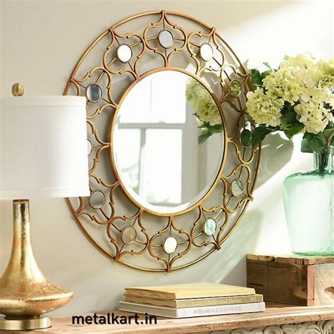Metalkart special exquisite design mirror (30 Inches) - Punam Metalcrafts