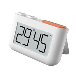 Efillooc Countdown Timer with Clock - Digital Kitchen Count Down and Up ...