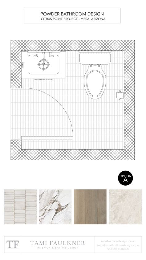 Powder Bath Floor Plan The Bathroom Floor Plans At River House And Why