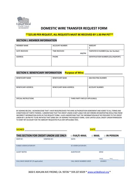 Fillable Online domestic wire transfer request form - Comenity Direct ...