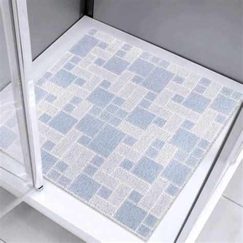 Amazon.com: Square Shower Mat 24x24 Inch Non Slip Bath Mat for Inside ...
