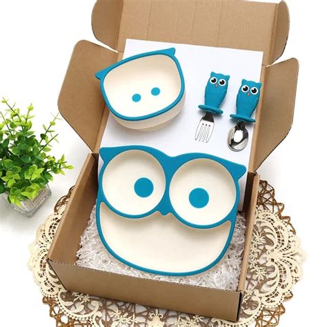 Buy Owl Silicone Feeding Set Online in India Upto 50% OFF | Myneemoe
