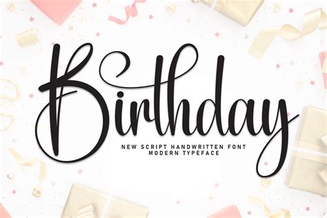 Birthday Font by Roronoa zoro.S.P.D · Creative Fabrica
