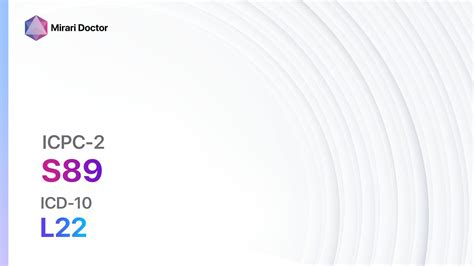 S89 Diaper rash (ICD-10:L22)