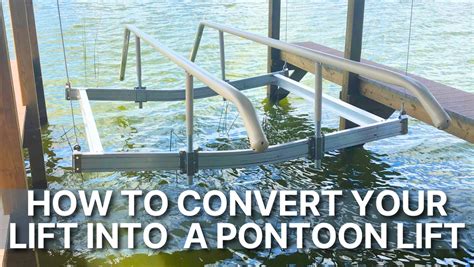Image result for Pontoon Boat Lift Modification