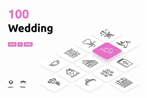 Wedding - Icons Pack – MasterBundles