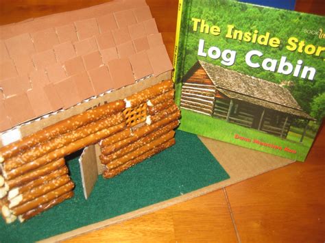 Relentlessly Fun, Deceptively Educational: Pretzel Rod "Log" Cabin