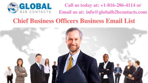 Chief Business Officers Business Email List | globalb2bcontactselenasmith