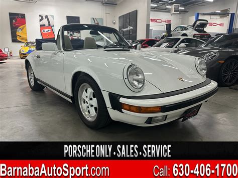 Used 1988 Porsche 911 Carrera Cabriolet For Sale (Sold) | Barnaba Auto Sport Stock #C1007