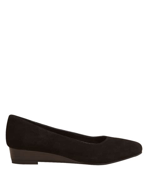 Buy Suede Wedge Pumps at Marks & Spencer