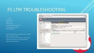 F5 LTM Troubleshooting 的图像结果