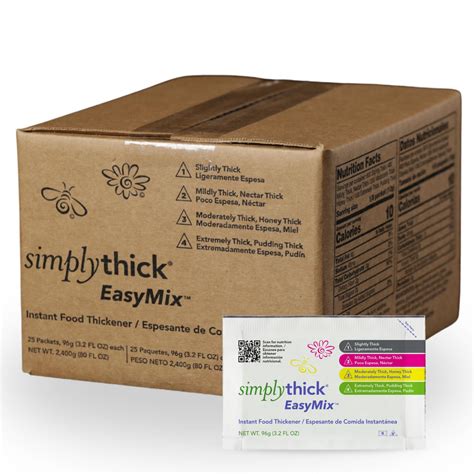 SimplyThick Easy Mix Gel Thickener- 96g Bulk Packets- 25 Ct : Amazon.in ...