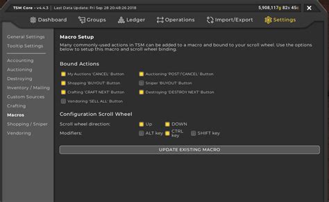 Image result for TSM Auctioning Operations String