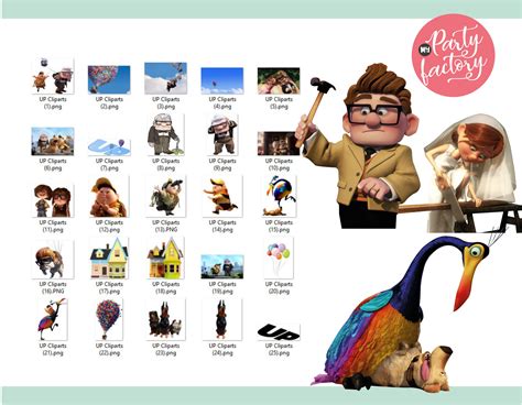 Up Movie Characters Names