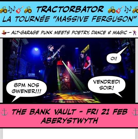 Tractorbator - Live at Bank Vault Aberystwyth, Bank Vault Aberystwyth ...