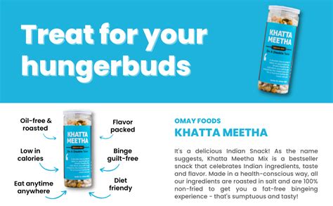 Omay Foods Khatta Meetha Mixture, 120g Jar (Pack of 4) | Healthy Snacks ...
