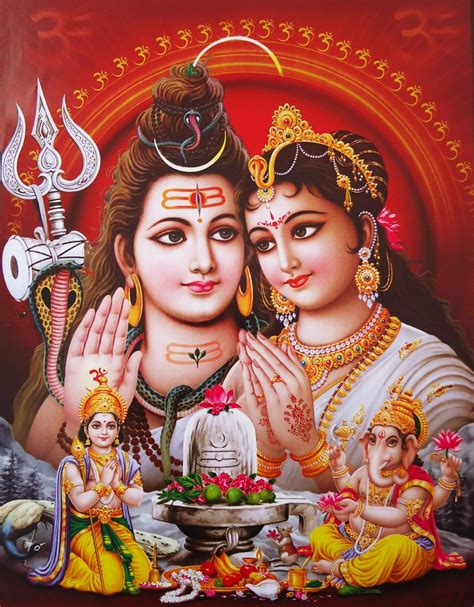 Shiva God and Mata Parvati | Lord shiva family, Shiva hindu, Lord shiva