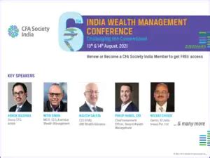 Learn wealth management from the experts at the 6th India Wealth ...