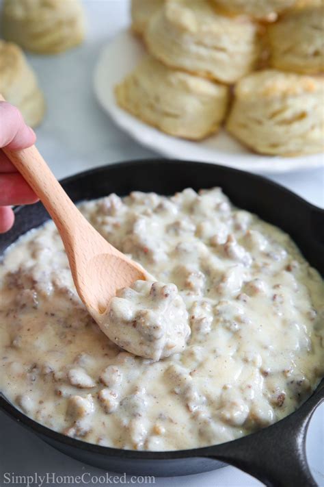 Homemade country sausage gravy biscuits and gravy – Artofit