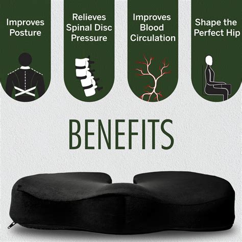 Soft-Spot CC 50 Orthopedic Non-Slip Coccyx Seat Cushion – HealthSense