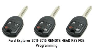 2016 Explorer Self-Programming Key FOB 的图像结果