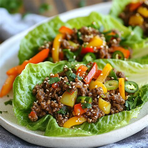 Korean BBQ Beef Lettuce Cups Tasty and Simple Recipe - Recipe Website