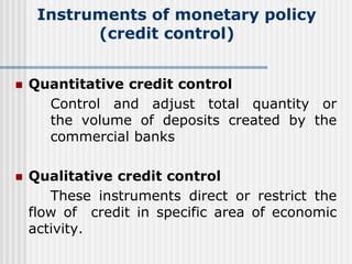 Image result for Monetary Controls