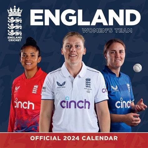 ENGLAND CRICKET WOMEN 2024 SQUARE CALENDAR : Amazon.in: Books