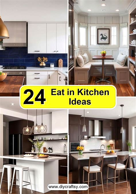 24 Eat-In Kitchen Ideas for Casual Dining & Entertaining